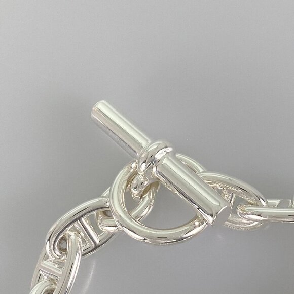 HERMES Chaine d'Ancre MM Silver Bracelet - Picture 9 of 15